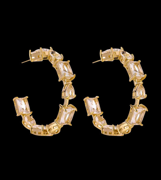 Cristal Hoops